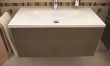 Keuco 34070140000 Royal Reflex Тумба под раковину подвесная, 100х49 см, трюфель купить  в интернет-магазине Сквирел