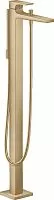 Hansgrohe 32532140 Metropol Смеситель для ванны, напольный, с рычаговой рукояткой, шлифованная бронза