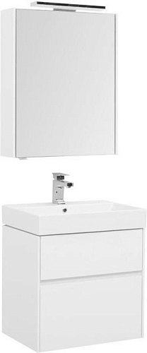 Aquanet 00207803 Бруклин Комплект мебели для ванной комнаты, белый купить  в интернет-магазине Сквирел