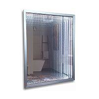 Azario ФР-00001405 Торманс Зеркало подвесное, с подсветкой, 60х80 см, белое