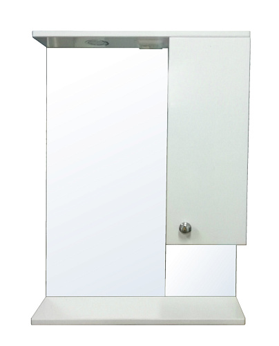 Loranto CS00046814 Моника Зеркальный шкаф, 60х70 см, белый купить  в интернет-магазине Сквирел