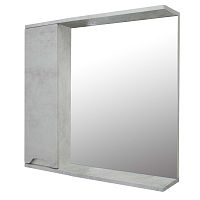 Loranto CS00086988 Florena Зеркальный шкаф 60х80 см, серый матовый