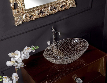 Столешница cтеклянная моноблок 80 Armadi Art 852-080-DB Шоколад