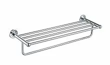 Полка для полотенец Timo Nelson 150058/00 chrome купить  в интернет-магазине Сквирел