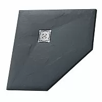 RGW 16155099-02 Stone Tray ST/T-G Душевой поддон трапеция, графит