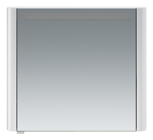 AM.PM M30MCR0801WG Sensation, Зеркальный шкаф, правый, 80х70 см, с подсветкой, белый глянец купить  в интернет-магазине Сквирел