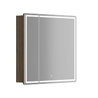 Sancos MI80ECH Mirror Зеркальный шкаф для ванной комнаты 79х74 см, с LED подсветкой, дуб чарльстон