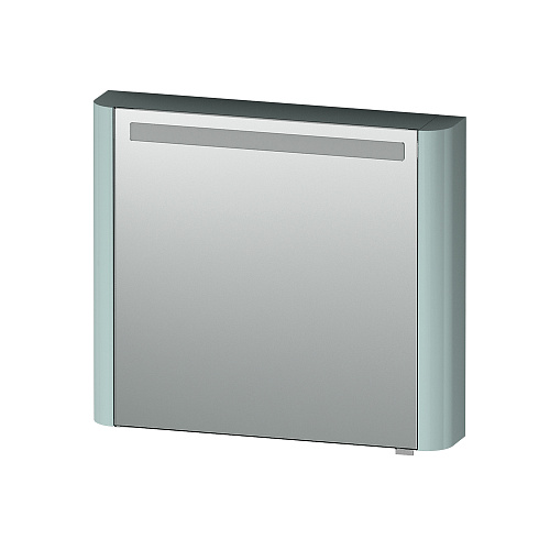 AM.PM M30MCL0801GG Sensation, Зеркальный шкаф, левый, 80х70 см, с подсветкой, мятный глянец снято с производства