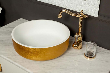 Раковина LV204 Armadi Art Corian Золото 415*14 см 819-G