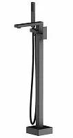 Timo 2200/03Y-CR Selene Смеситель для ванны, напольный, черный матовый