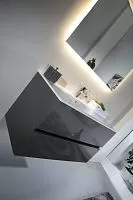 Тумба без раковины 100x46 2 полки Armadi Art Vallessi 837-100-A glossy купить  в интернет-магазине Сквирел