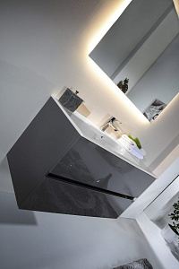 Тумба без раковины 100x46 2 полки Armadi Art Vallessi 837-100-A glossy