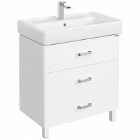 Акватон 1A1691K1AM010 Америна Тумба с раковиной, 80х44 см, белый купить  в интернет-магазине Сквирел