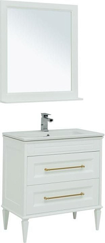 Aquanet 00281191 Бостон Комплект мебели для ванной комнаты, белый купить  в интернет-магазине Сквирел