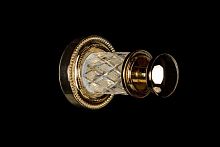 Boheme 10906-CRST-G Murano Cristal Крючок настенный, золото купить  в интернет-магазине Сквирел