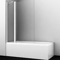 WasserKRAFT 48P02-110W Berkel 48P Шторка для ванны распашная, прозрачное стекло