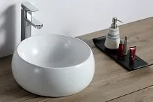 BelBagno BB1065 Раковина накладная керамическая 40 см, белая