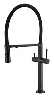 Смеситель для кухни Boheme UNO 115-B BLACK c краном для питьевой воды Смеситель для кухни Boheme UNO 115-B BLACK c краном для питьевой воды