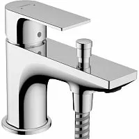 Hansgrohe 72437000 Rebris E Смеситель для ванны/душа Monotrou, с двумя режимами расхода воды, хром
