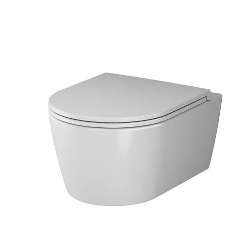 AM.PM C8F1700SC Func, Унитаз подвесной 49 см, FlashClean с сиденьем микролифт, белый