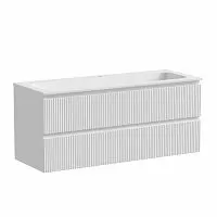 Sancos SNT120W Snob T Тумба под раковину 119.5х44.5 см, подвесная, Bianco купить  в интернет-магазине Сквирел