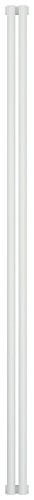 Сунержа 30-0301-1802 Эстет-1 Радиатор отопительный н/ж 1800х90 мм/ 2 секции, матовый белый