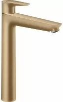 Hansgrohe 71716140 Talis E 240 Смеситель для раковины, сливной гарнитур, шлифованная бронза