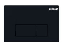 Creavit GP8002.01 Arc Панель смыва для унитаза, накладная, черный матовый