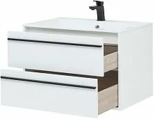 Aquanet 00253903 Lino Тумба под раковину, подвесная, 79х50 см, белая купить  в интернет-магазине Сквирел