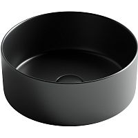 Ceramica Nova CN6032MB Element Умывальник, чаша накладная 35.8х35.8 см, черный матовый