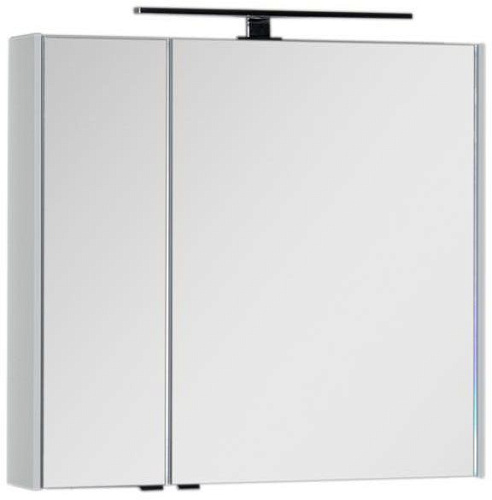 Aquanet 00179635 Латина Зеркальный шкаф без подсветки, 80х75 см, белый купить  в интернет-магазине Сквирел