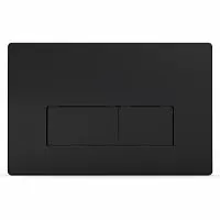 Azario AZ-8200-0092/AZ-P58-0190 Смывная клавиша двойная, черный матовый