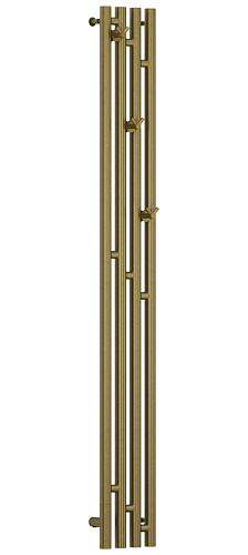 Сунержа 05-5846-1516 Кантата 3.0 Полотенцесушитель электрический РЭБ, 1500х159 левый, состаренная бронза