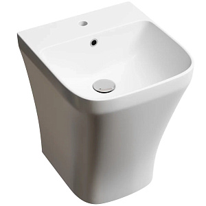 Ceramica Nova CN6067 Dion Раковина-моноблок подвесная, со сливом переливом, 36.5х40 см, белый