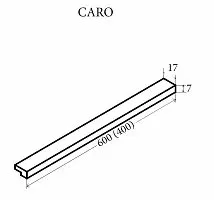 Ручки 2 Armadi Art CARO 887-BR купить  в интернет-магазине Сквирел