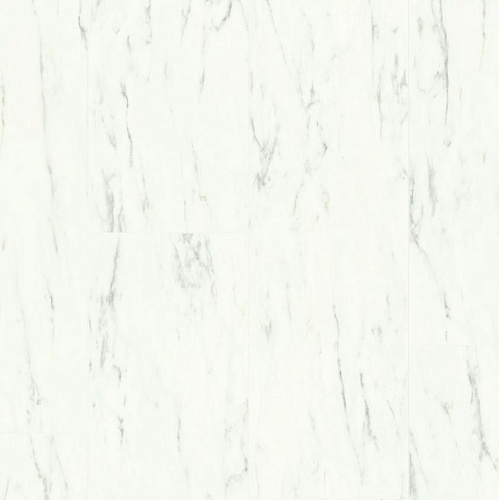 Quick-Step Ambient Glue+ AMGP40136 Мрамор каррарский белый, Виниловая клеевая плитка снято с производства