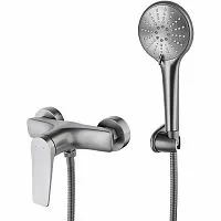 Lemark LM3703GM Bronx Смеситель для душа, графит