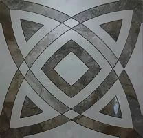 LA FAENZA ORO Ros.KasteOrIllLpOnixGreyOnixGrey Декоративное панно (плитка) купить в интернет-магазине Сквирел