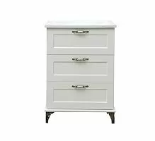 Эстет ФР-00002142 Bali Classic Тумба с раковиной 65х45 см, напольная, 3 ящика, белая купить  в интернет-магазине Сквирел