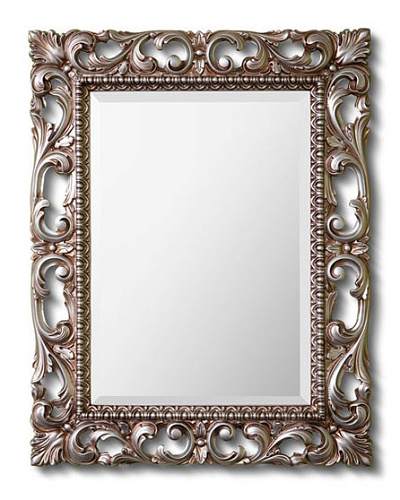 Caprigo PL106-Antic CR Зеркало в Багетной раме, 75х95 см, античное серебро купить  в интернет-магазине Сквирел