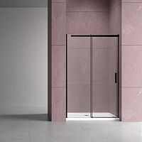 Vincea VDS-4D150CLB Dice Душевая дверь 150х200 см, профиль черный/стекло прозрачное