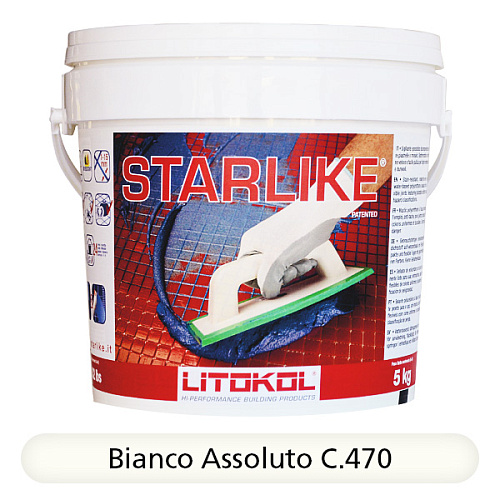 Litokol Litochrom Starlike LITOCH_STARLIKE_C470(5кг) Строительные смеси снято с производства