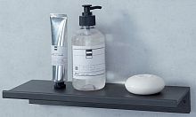 Jacob Delafon E940340-BLV Nouvelle Полка для ванной комнаты, 43 см, черная купить  в интернет-магазине Сквирел
