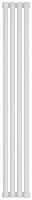 Сунержа 30-0301-1204 Эстет-1 Радиатор отопительный н/ж 1200х180 мм/ 4 секции, матовый белый