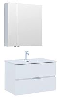 Aquanet 00274206 Алвита New Комплект мебели для ванной комнаты, белый