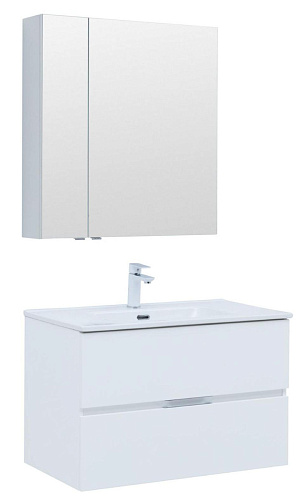 Aquanet 00274206 Алвита New Комплект мебели для ванной комнаты, белый купить  в интернет-магазине Сквирел