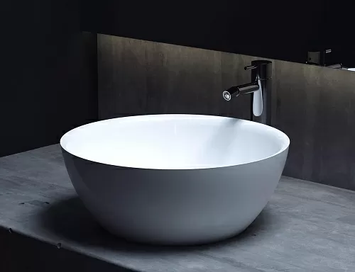 Salini 1102210MRH Alda 02 Раковина накладная, материал S-Stone, 43х43 см, RAL