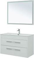 Aquanet 00281160 Августа Комплект мебели для ванной комнаты, белый