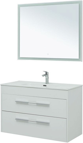 Aquanet 00281160 Августа Комплект мебели для ванной комнаты, белый купить  в интернет-магазине Сквирел