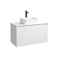 Aqwella MOB0708W 5 stars Mobi Фасад тумбы под умывальник 80, белый глянец